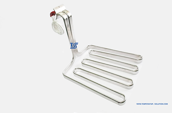 Tubular heaters for fryer